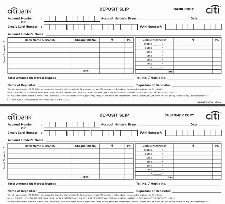 Deposit Slip Template Excel Awesome 3 Bank Deposit Slip Template Excel Word and Pdf Excel Tmp