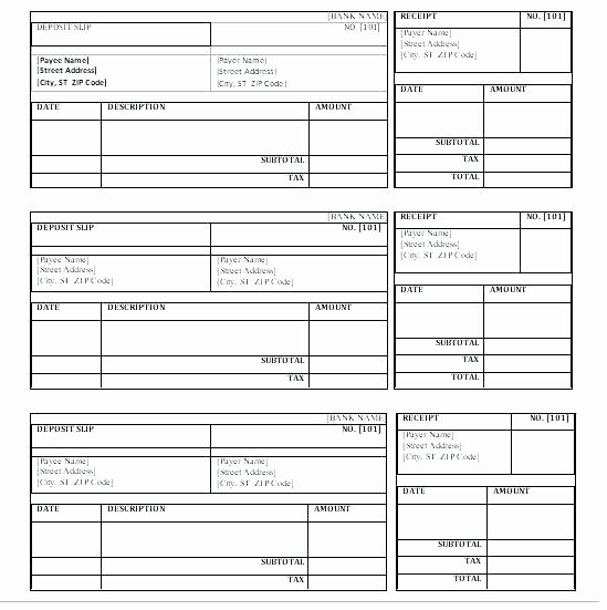 Deposit Slip Template Excel Inspirational Bank Deposit Slip Template Example withdrawal for Resume