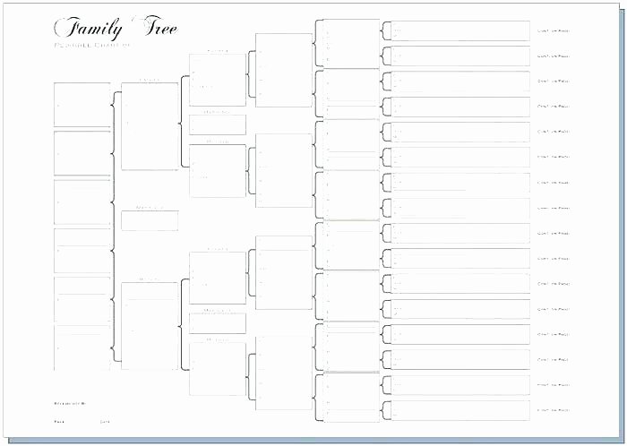 Descendant Chart Template Excel Luxury Ancestry Template