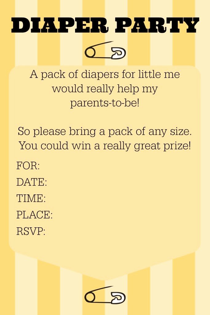 Diaper Party Invitation Template Fresh How to Throw A Diaper Party Pampersfirsts Ad