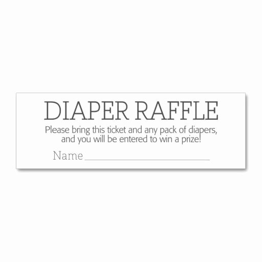 Diaper Raffle Template Free Unique 1436 Best Baby Raffle Ticket Images On Pinterest