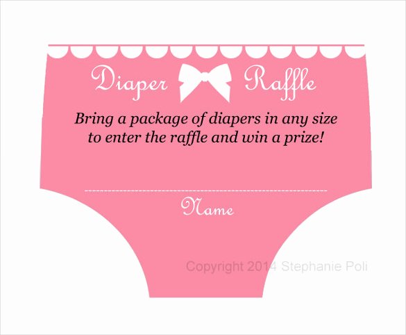 Diaper Raffle Template Free Unique 35 Diaper Invitation Templates – Psd Vector Eps Ai