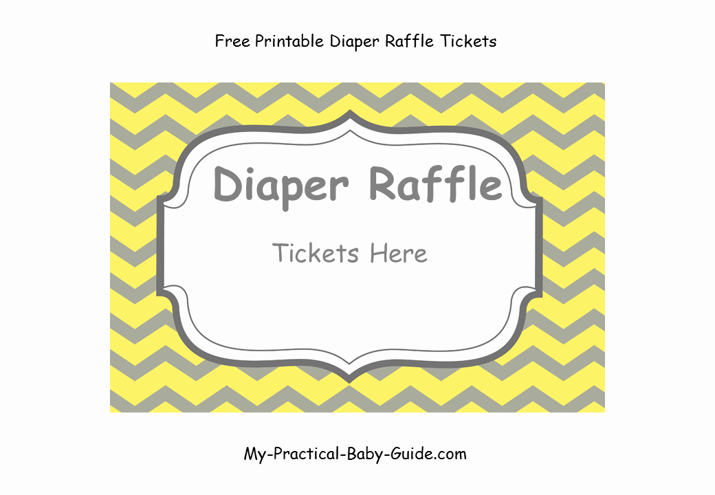 Diaper Raffle Tickets Template Beautiful Free Printable Diaper Raffle Tickets My Practical Baby