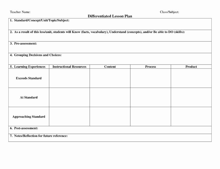 Differentiated Lesson Plan Template New 75 Best Differentiated Instruction Ideas Images On