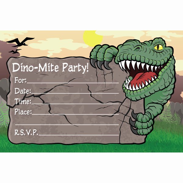 Dinosaur Birthday Invitation Template Luxury Dinosaur Invitations Ideas