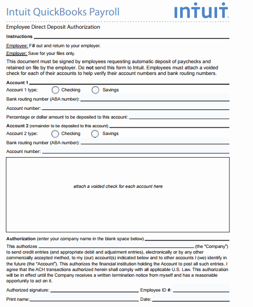 Direct Deposit form Template Awesome 4 Direct Deposit form Templates formats Examples In