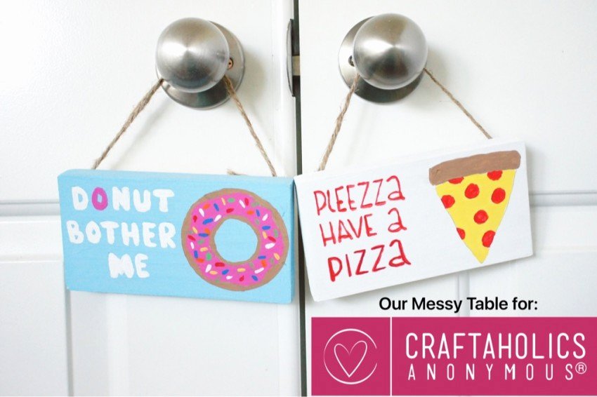 Diy Door Hanger Template Fresh How to Make Doorknob Hangers Friday Fun Craft Projects