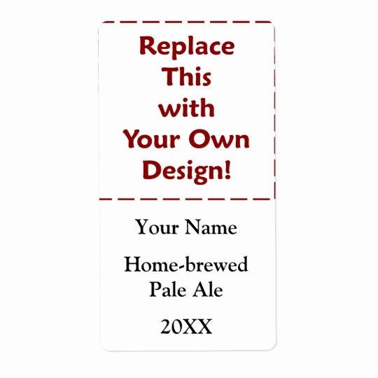 Diy Wine Labels Template Fresh Create Your Own Beer or Wine Diy Template Label
