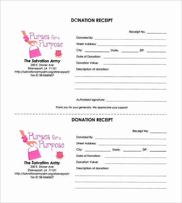 Donation form Template Pdf Awesome 18 Donation Receipt Templates Doc Pdf
