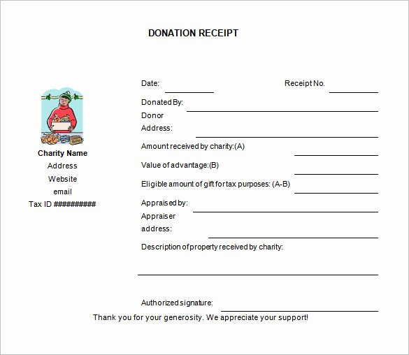 Donation form Template Pdf Awesome Donation Receipt Template Pdf Templates Resume