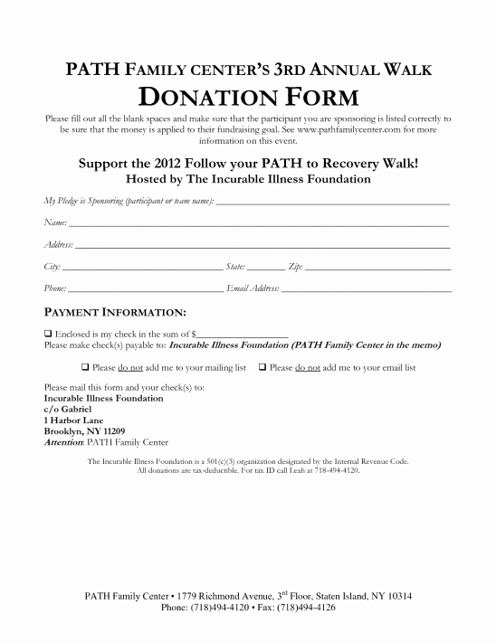 Donation form Template Word Best Of 36 Free Donation form Templates In Word Excel Pdf