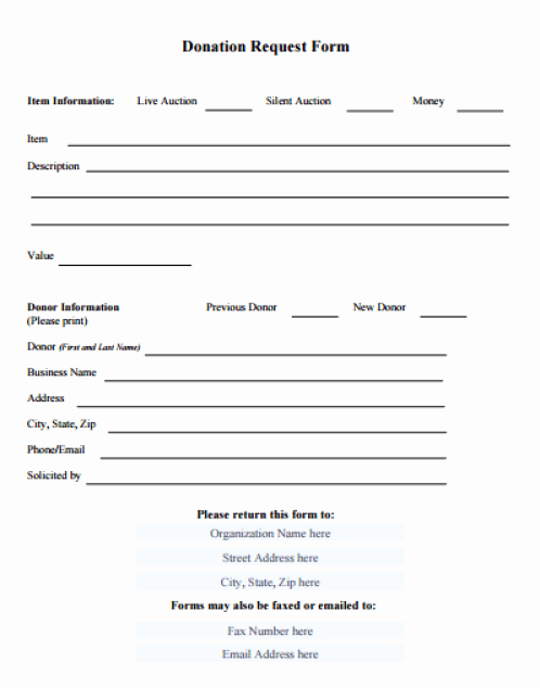 Donation form Template Word Lovely 36 Free Donation form Templates In Word Excel Pdf