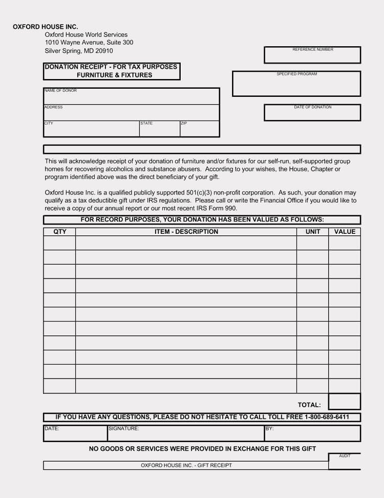 Donation form Template Word Luxury 45 Free Donation Receipt Templates &amp; formats Docx Pdf
