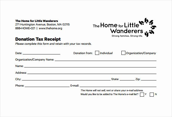 Donation Tax Receipt Template Elegant 23 Donation Receipt Templates – Pdf Word Excel Pages