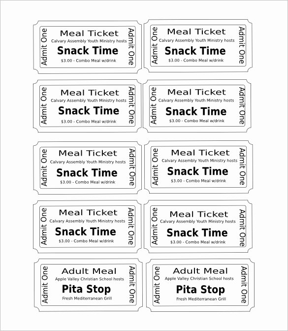 Drink Ticket Template Word Best Of 115 Ticket Templates Word Excel Pdf Psd Eps
