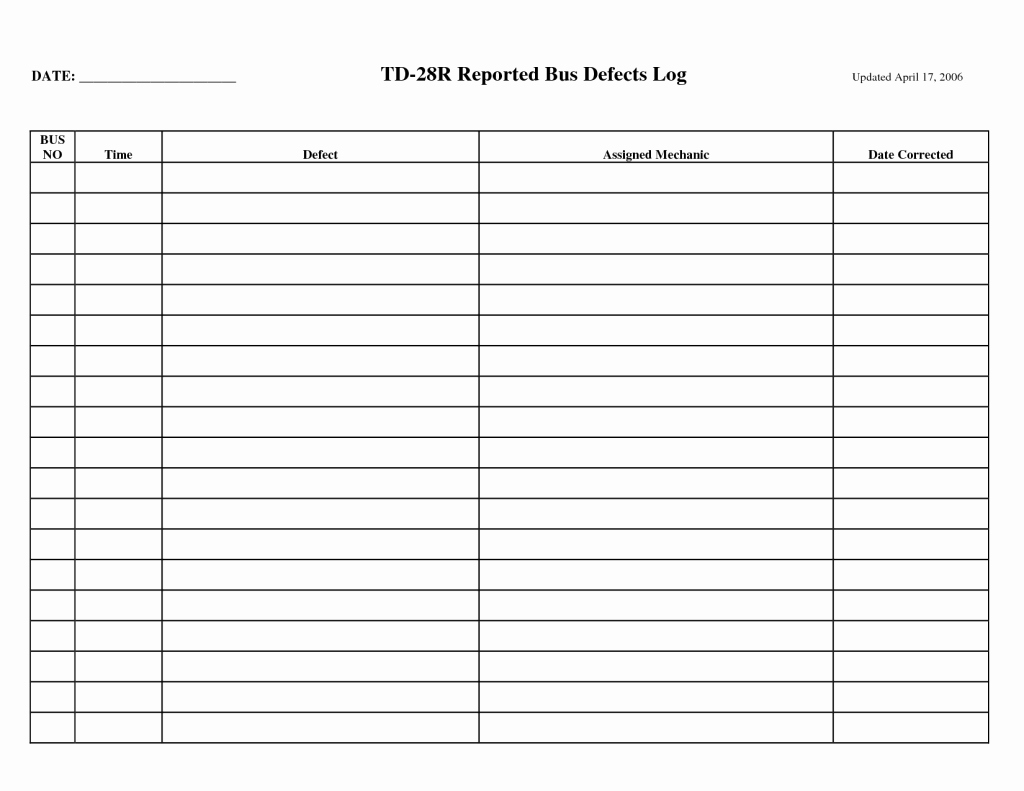 Drivers Log Sheet Template Luxury Driver Log Sheetplate Drivers Daily formplates Example