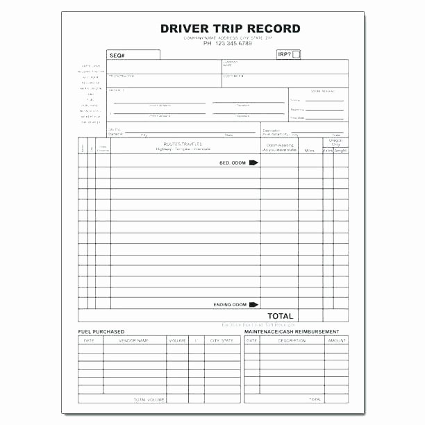 Drivers Log Sheet Template Unique Medium to Size Driver Log Sheet Template Sample