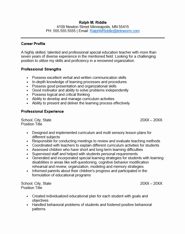 Education Resume Template Free Luxury that Was then This is now Essay Critical Essays Sample