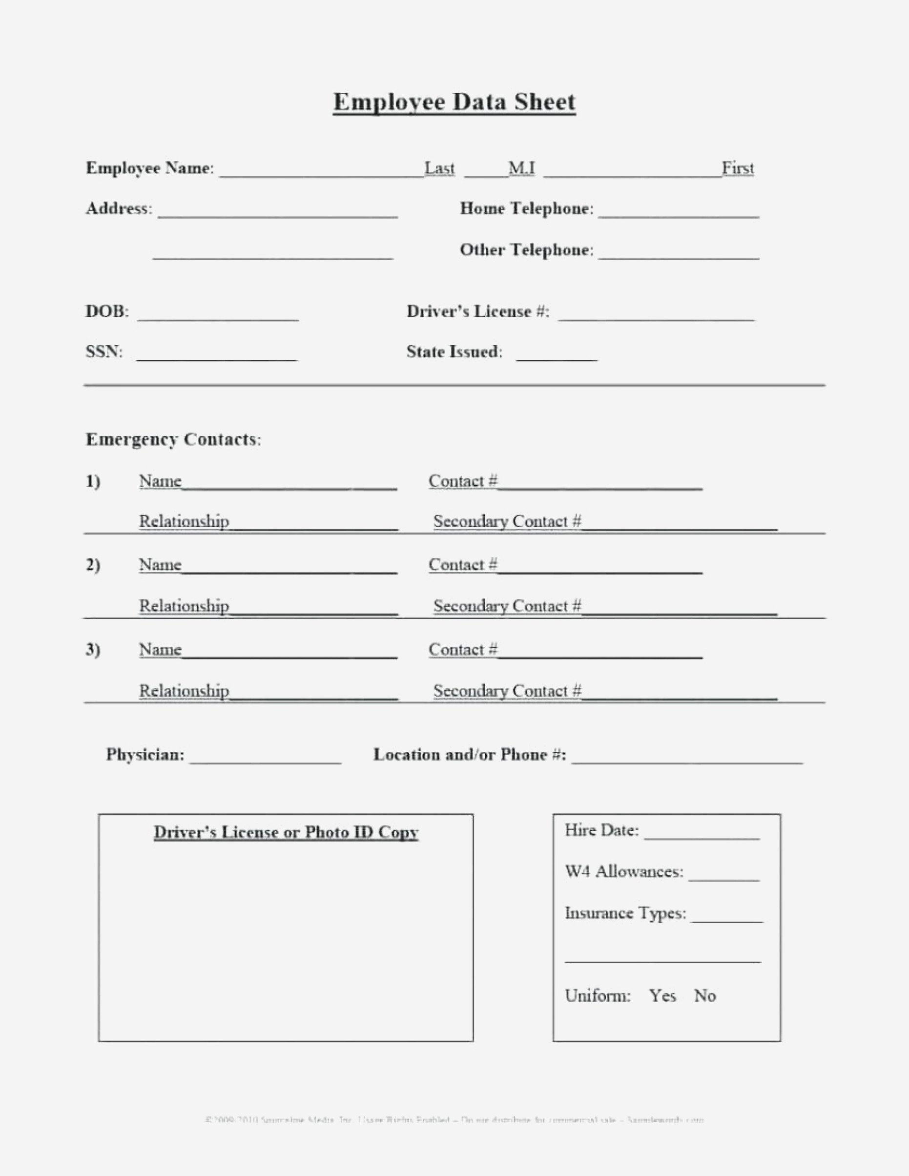 Emergency Contact Card Template Elegant the Death Student Emergency Contact form