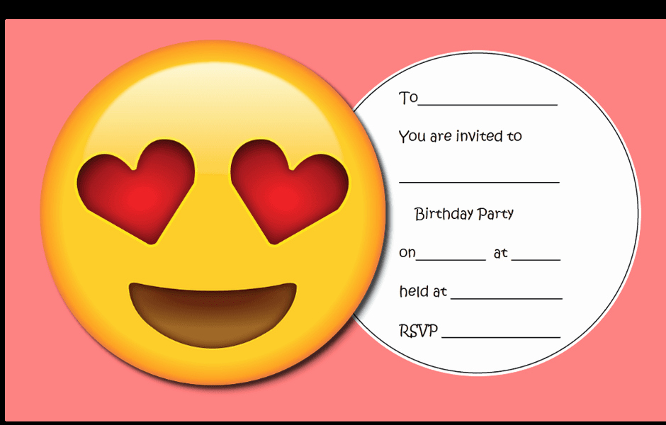 Emoji Birthday Invitation Template Beautiful Throw the Ultimate Emoji Party