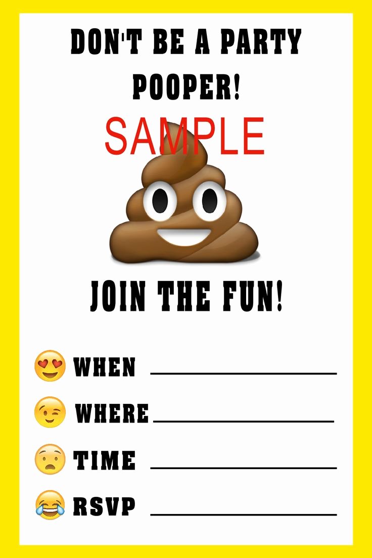 Emoji Invitation Template Free Inspirational Emoji Birthday Invitation Please Click On Image Twice to