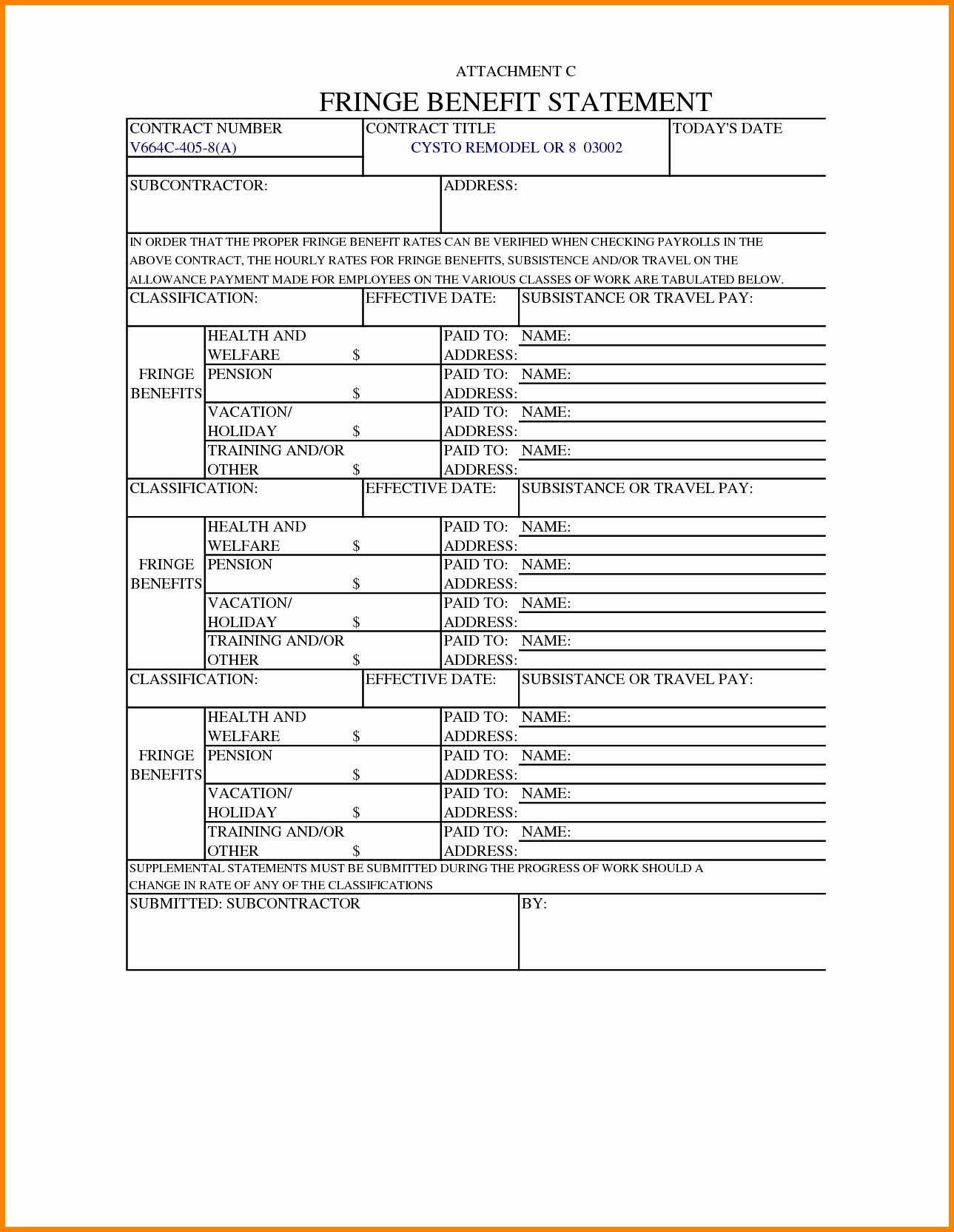 Employee Benefits Summary Template Awesome 6 withholding Statement Template