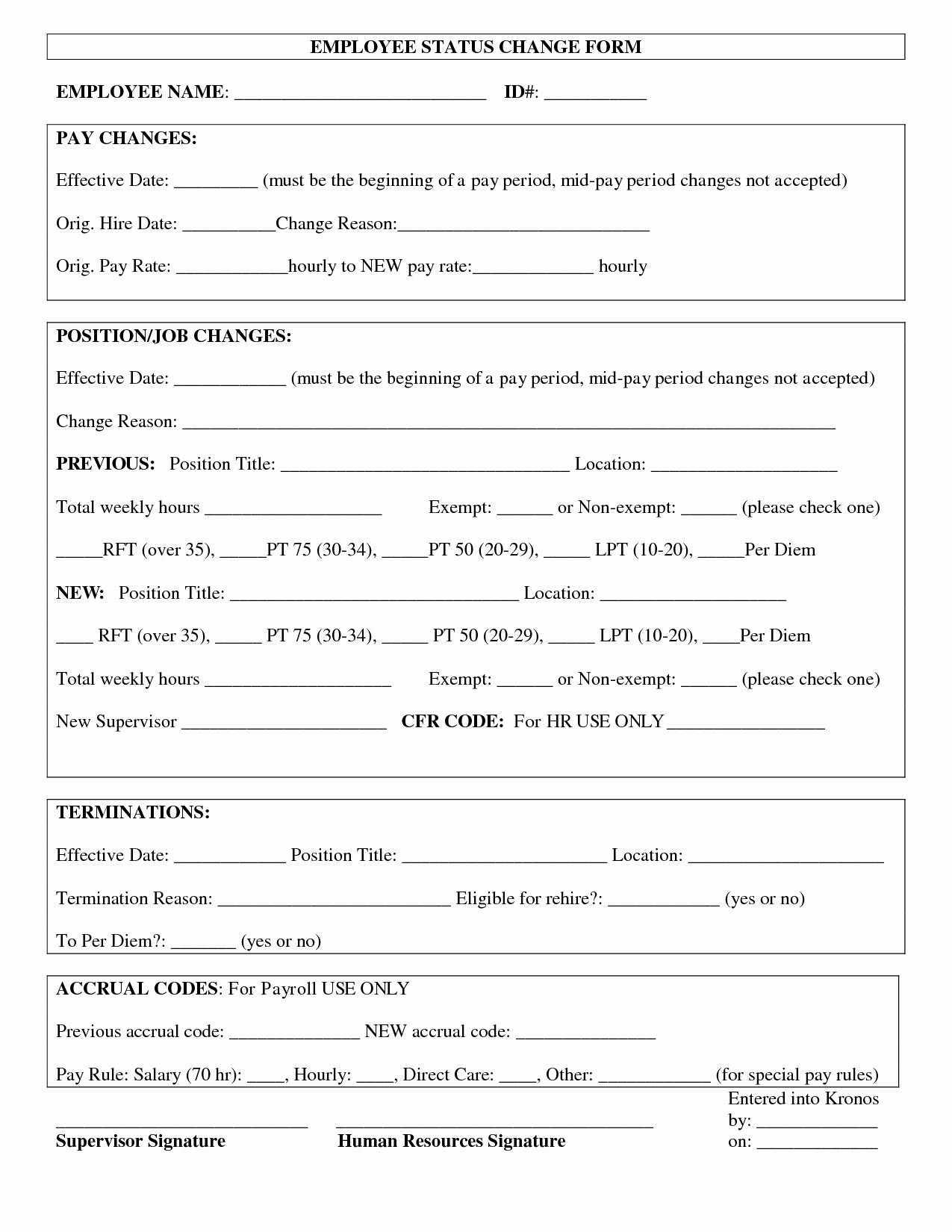Employee Change form Template Awesome Best S Of Employee Paid In Full form Template Paid