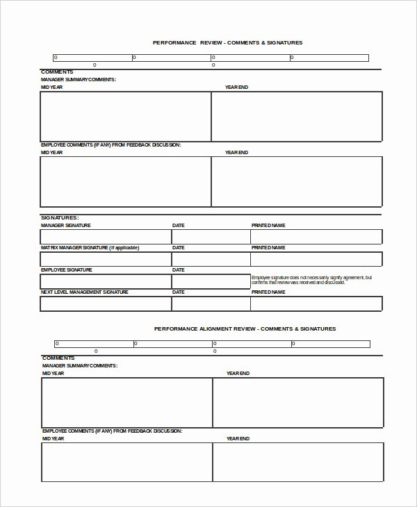 Employee Evaluation Template Excel Beautiful Performance Review Example 9 Free Word Excel Pdf