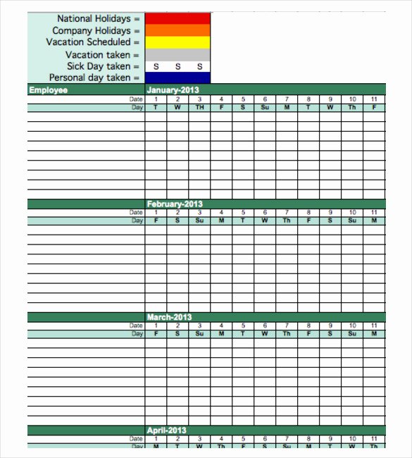 Employee Performance Tracking Template Best Of attendance Tracking Template 10 Free Sample Example