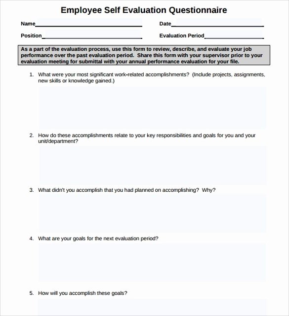 Employee Self assessment Template Beautiful Evaluate Essay Example