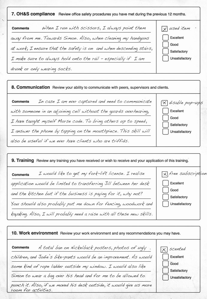 Employee Self assessment Template Inspirational Employee Self Evaluation form