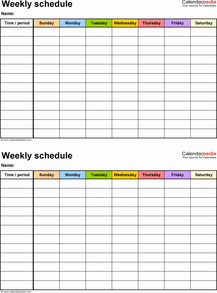 Employee Work Plan Template Inspirational Weekly Employee Shift Schedule Template Excel