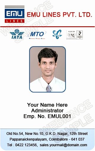 Employees Id Card Template Best Of Id Card Coimbatore Ph Free Id Card