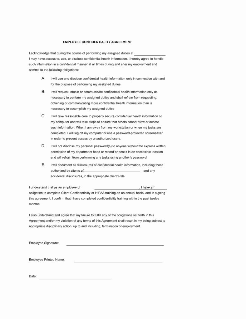 Employment Confidentiality Agreement Template Inspirational the Importance Of Written Business Agreements