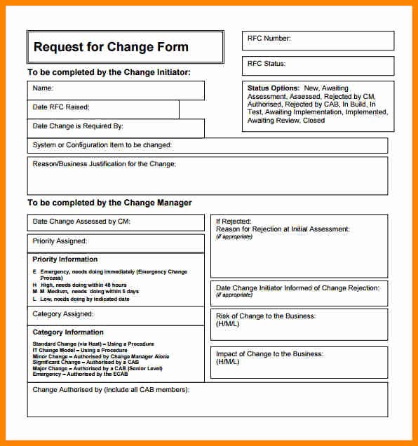 Engineering Change order Template Stcharleschill Template