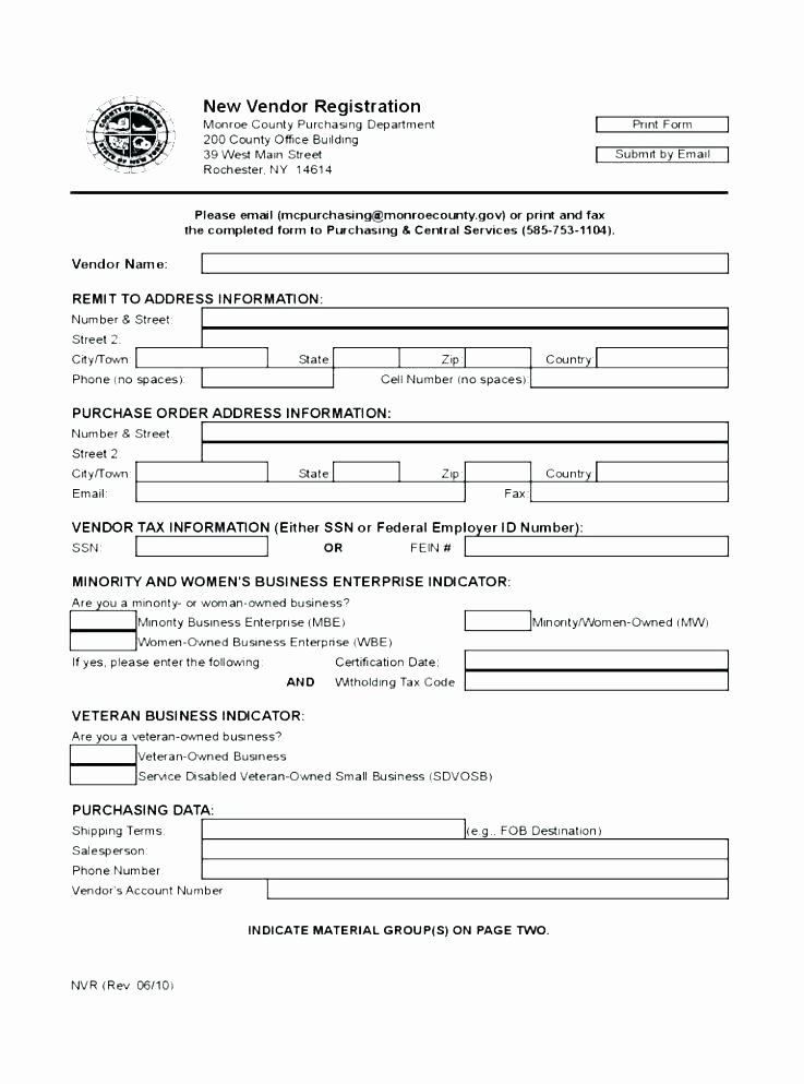 Entry form Template Word Elegant Word Application form Template Vendor Registration form
