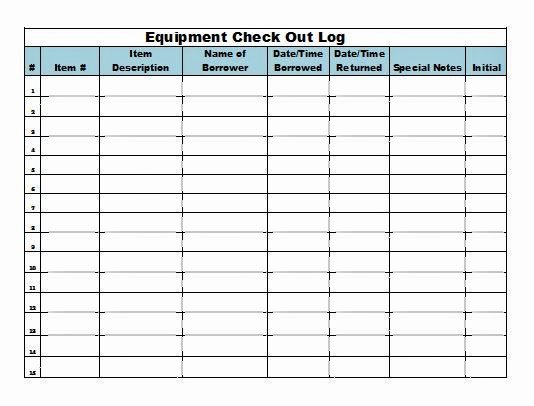 Equipment Checkout form Template New the Admin Bitch Download Equipment Check Out Log Template