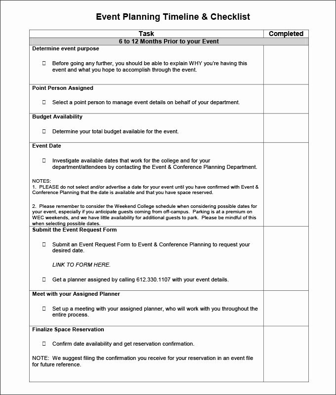 Event Planning form Template Beautiful 5 event Timeline Templates Free Word Pdf Ppt format