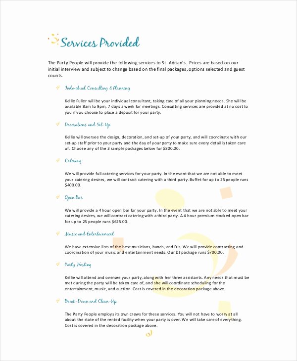 Event Planning Proposal Template Fresh event Planning Template 11 Free Word Pdf Documents