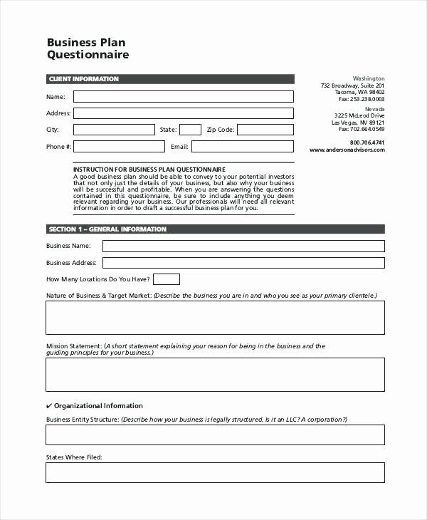 Event Planning Questionnaire Template Fresh Sample Mission Statement for event Planning Business
