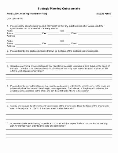 Event Planning Questionnaire Template New 32 Sample Questionnaire Templates In Microsoft Word