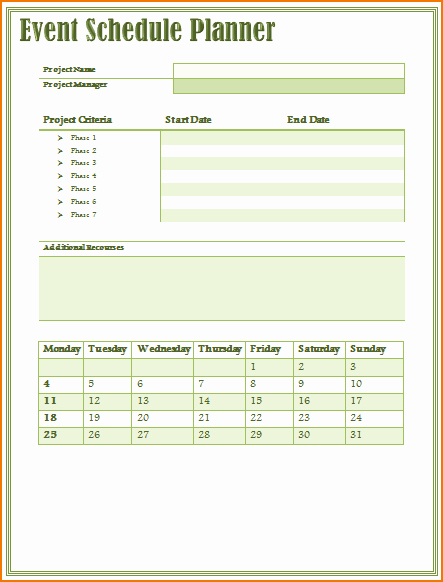 Event Planning Template Word New 4 Meeting Planner Template