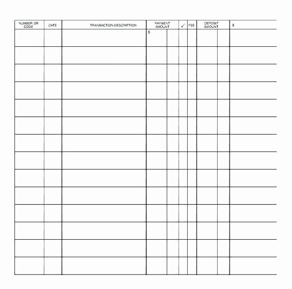 Excel Checkbook Register Template Inspirational Free Check Register Template Excel – Haydenmedia