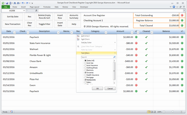 Excel Checkbook Register Template Unique Excel Checkbook Register Spreadsheet – Buyexceltemplates