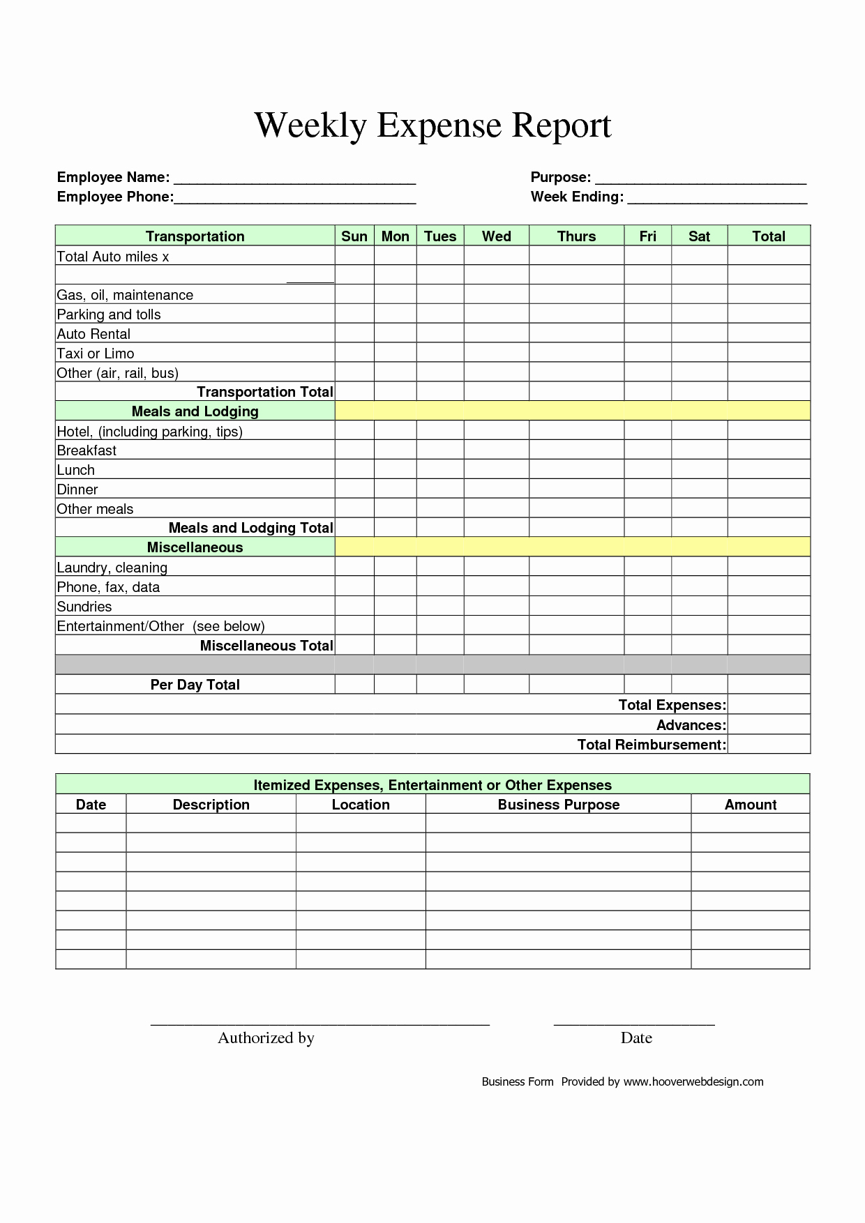 Excel Expense Report Template Awesome Blank Expense Report Portablegasgrillweber