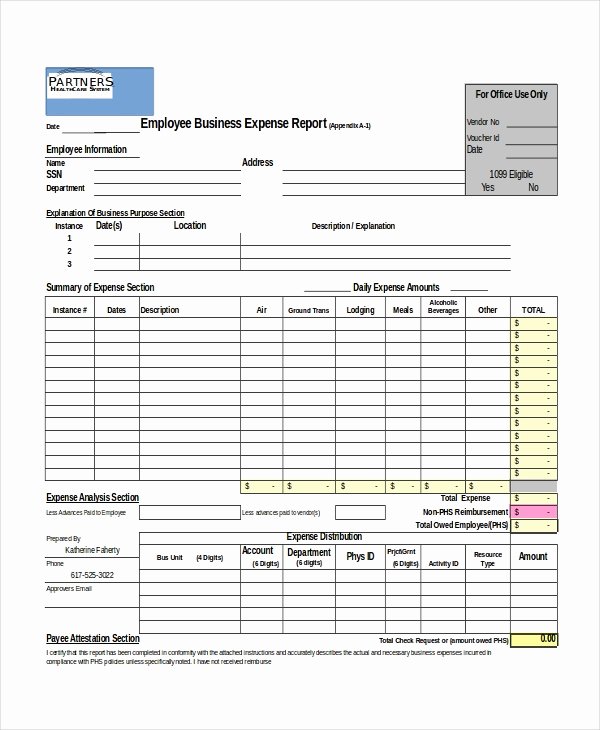 Excel Expense Report Template Luxury Excel Report Template 5 Free Excel Document Downloads