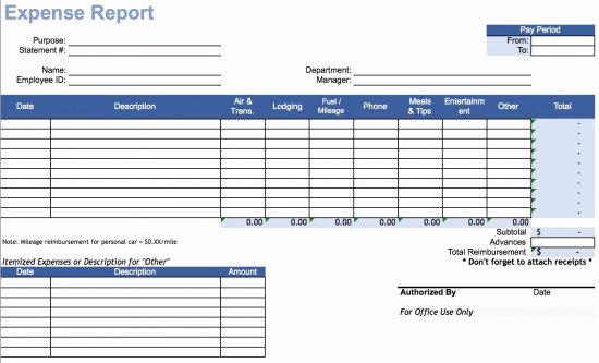 Excel Travel Expense Template Beautiful Download Travel Expense Report Template Excel