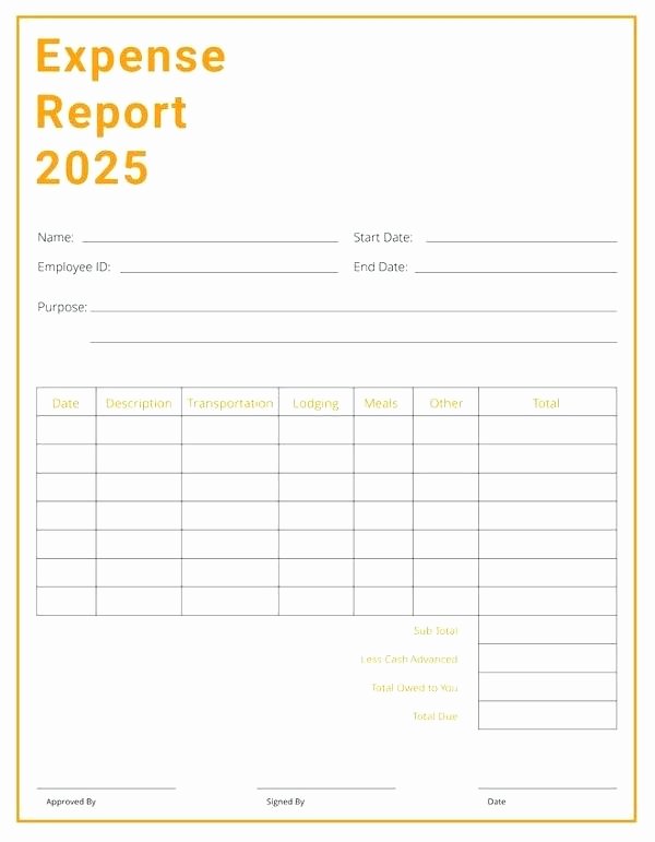 Excel Travel Expense Template Beautiful Travel Expense form Excel Travel Expenses form Template