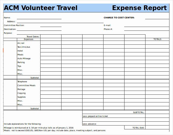Excel Travel Expense Template Elegant Excel Expense Report Template Mac Travel Expense Report
