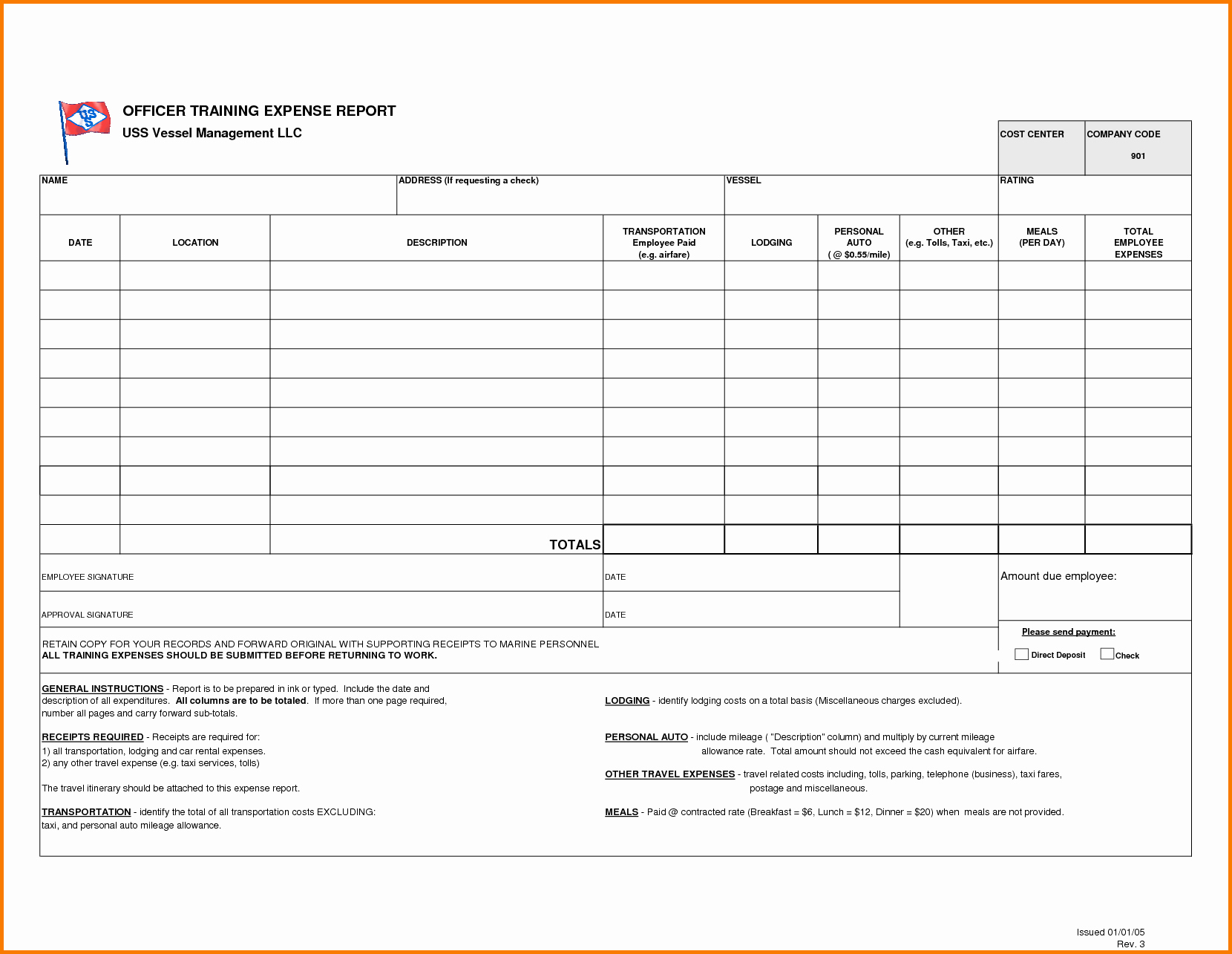 Expense Report Template Free Unique Blank Expense Report Mughals